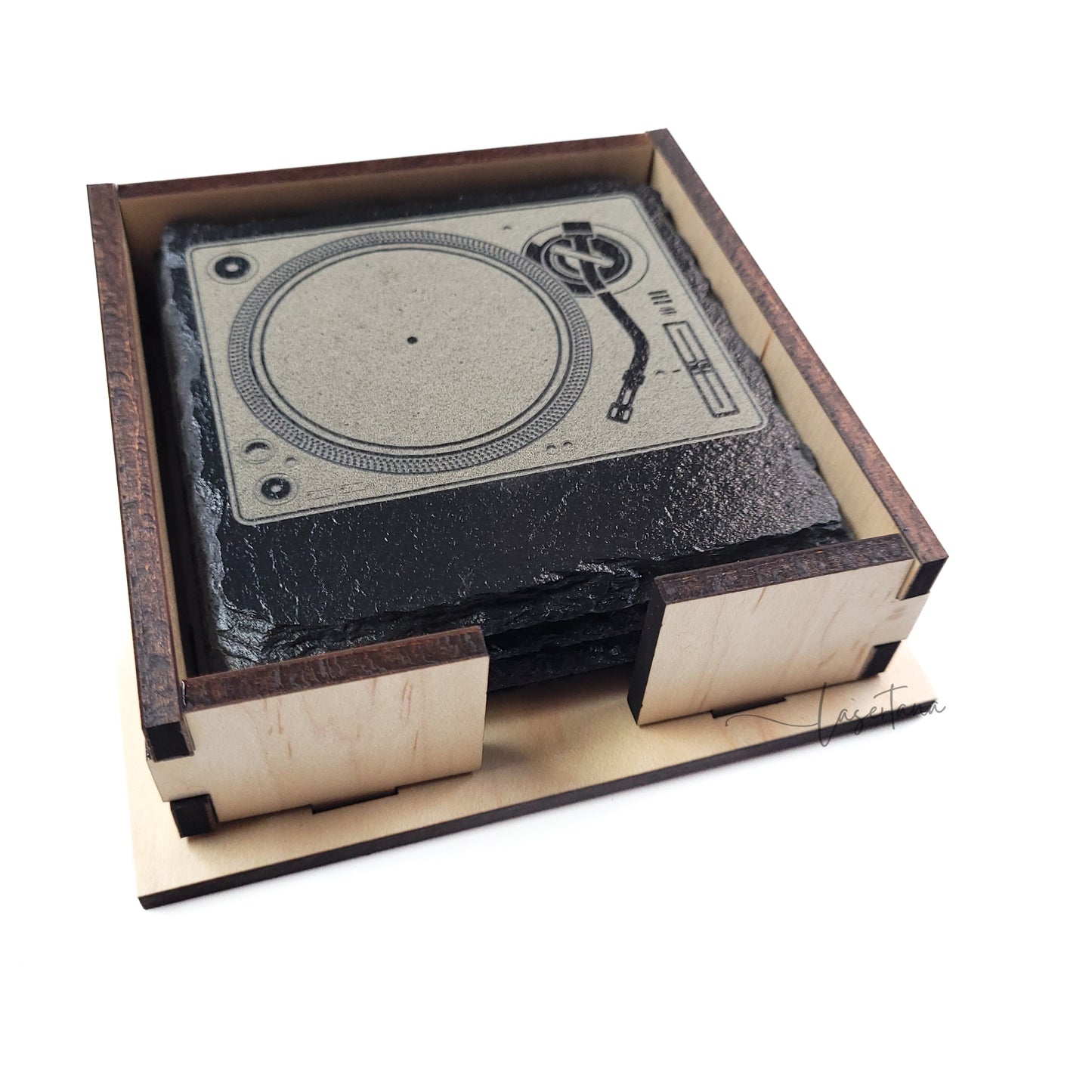 Personalized DJ Theme Coasters (Set of 4) Mix & Match