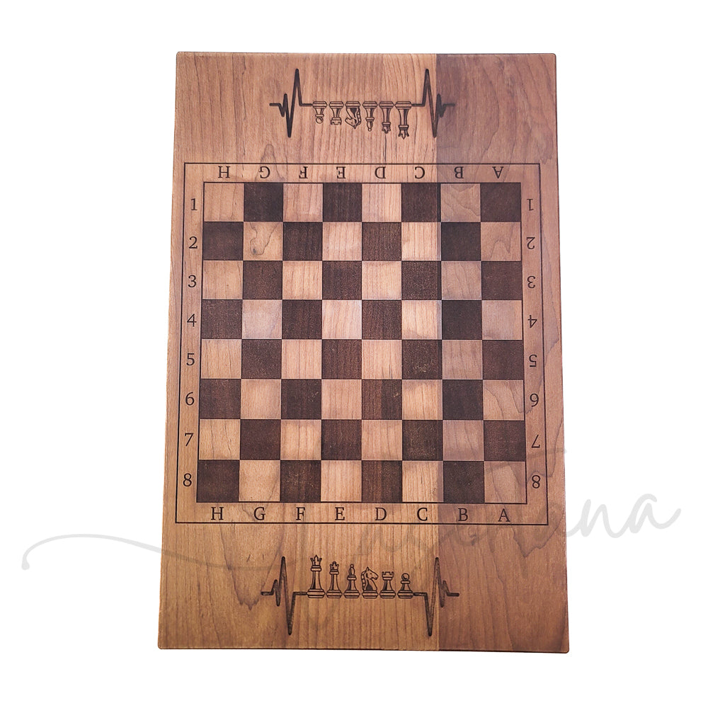 Customized Thermal Maple Hardwood Cutting Board 10.5x16x3/4"