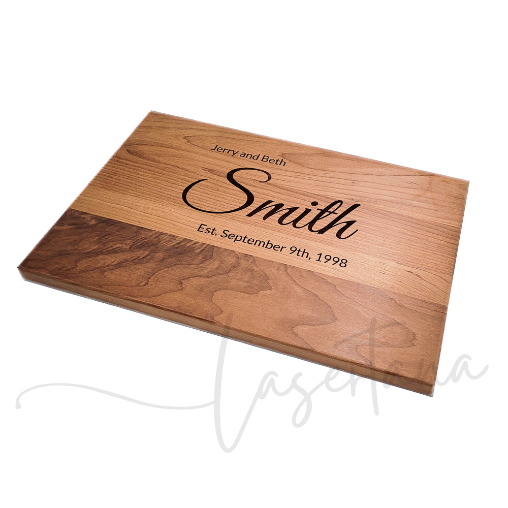 Customized Thermal Maple Hardwood Cutting Board 10.5x16x3/4"