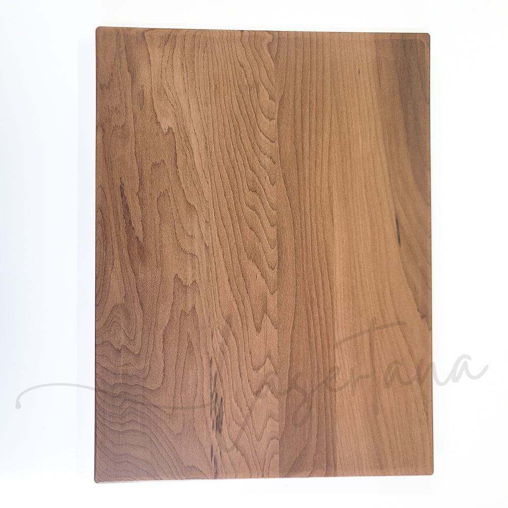 Customized Cutting Board Thermal Maple Hardwood 9x12x3/4"