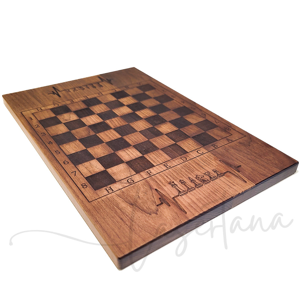 Customized Thermal Maple Hardwood Cutting Board 10.5x16x3/4"